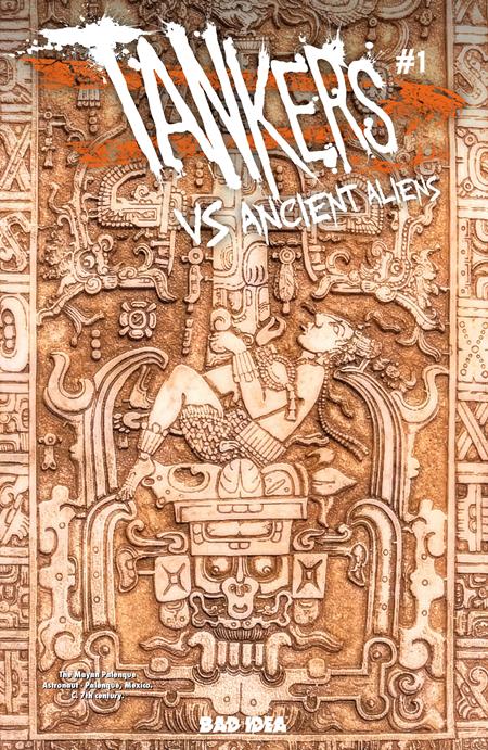 TANKERS VS ANCIENT ALIENS #1 (OF 4) CVR D TBA OLD MASTERS VAR (ALLOCATIONS WILL OCCUR, LINES BEHIND TITLE ARE GREEN)