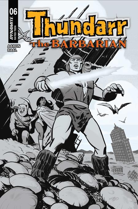 THUNDARR THE BARBARIAN #6 CVR F INC 1:10 MICHAEL CHO LINE ART VAR FOC July 6, 2026