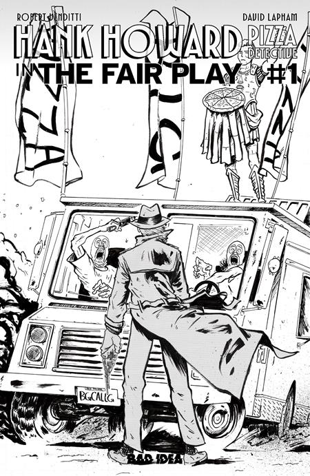 HANK HOWARD PIZZA DETECTIVE THE FAIR PLAY #1 (ONE SHOT) CVR C JAKE BAKER VAR FOC July 6, 2026