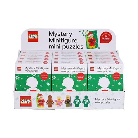 LEGO MYSTERY MINIFIGURE MINI PUZZLE (CHRISTMAS EDITION GREEN) 12 BOX DISPLAY FOC July 6, 2026