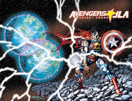 AVENGERS JLA #4 FACSIMILE EDITION CVR A GEORGE PEREZ WRAPAROUND FOC July 27, 2026
