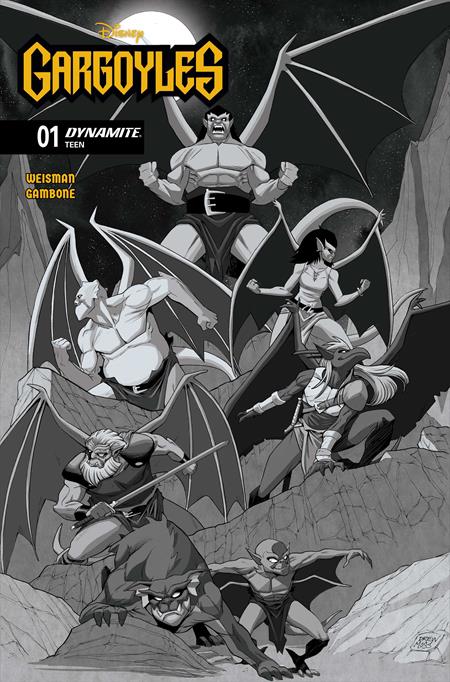 GARGOYLES #1 (2026) CVR K INC 1:15 DREW MOSS LINE ART VAR FOC July 20, 2026