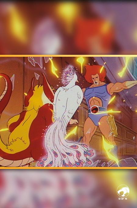 THUNDERCATS X SILVERHAWKS #5 CVR G INC 1:10 ANIMATION ART VIRGIN VAR FOC July 20, 2026
