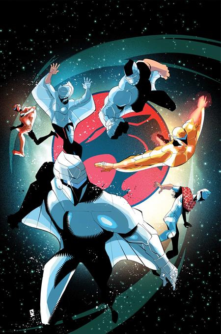 THUNDERCATS X SILVERHAWKS #5 CVR H INC 1:10 GEORGE KAMBADAIS VIRGIN VAR FOC July 20, 2026