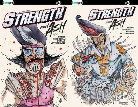 STRENGTH & ASH #3 CVR D STEFANO CARDOSELLI & FRANCESCA PERILLO HOLOFOIL FLIP VAR FOC July 13, 2026