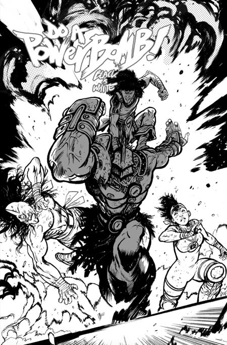 DO A POWERBOMB BLACK AND WHITE #2 (OF 3) CVR C DANIEL WARREN JOHNSON ACTION VAR FOC August 3, 2026