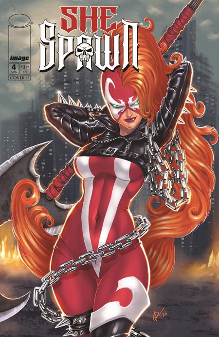 SHE-SPAWN #4 (OF 5) CVR B DAVE HARRIGAN VAR FOC July 13, 2026