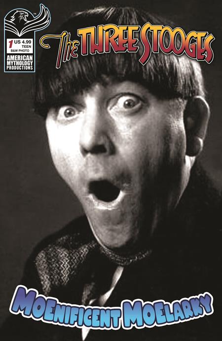THREE STOOGES MAGNIFICENT MOELARKY #1 CVR C B&W PHOTO VAR FOC August 3, 2026