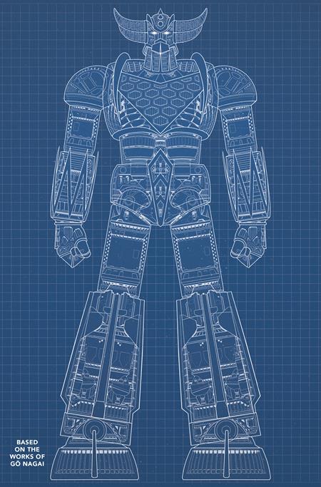 UFO ROBOT GRENDIZER #1 (OF 4) CVR E BLUEPRINT DENIS BAJRAM & BRICE COSSU VAR FOC July 13, 2026