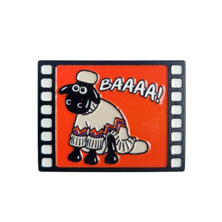 WALLACE & GROMIT SHAUN ENAMEL PIN BADGE FOC August 3, 2026