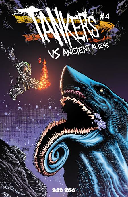 TANKERS VS ANCIENT ALIENS #4 (OF 4) CVR B JOSHUA DERSTINE & JOHN LIVESAY VAR FOC August 10, 2026