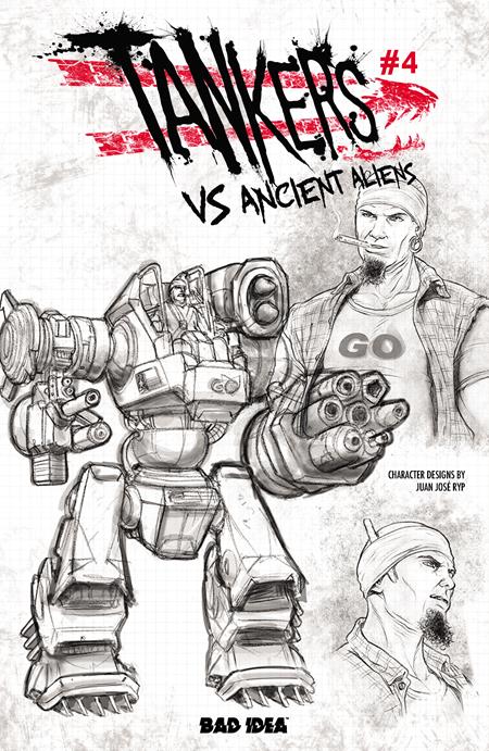 TANKERS VS ANCIENT ALIENS #4 (OF 4) CVR C JUAN JOSE RYP DESIGN VAR FOC August 10, 2026