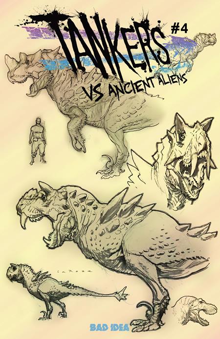 TANKERS VS ANCIENT ALIENS #4 (OF 4) CVR D INC 1:20 LEWIS LAROSA DESIGN VAR FOC August 10, 2026