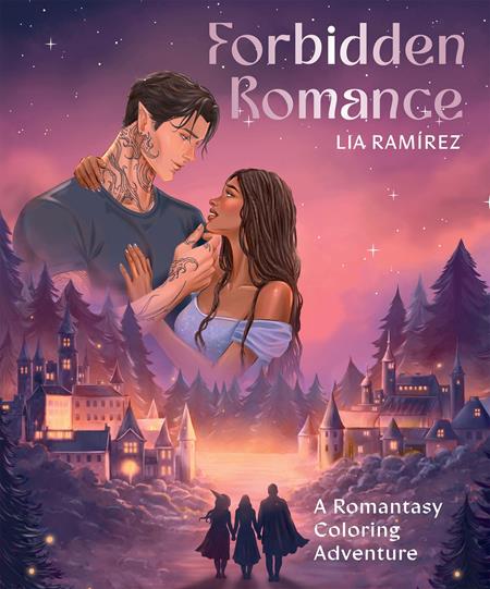 FORBIDDEN ROMANCE TP A ROMANTASY COLORING ADVENTURE FOC August 31, 2026