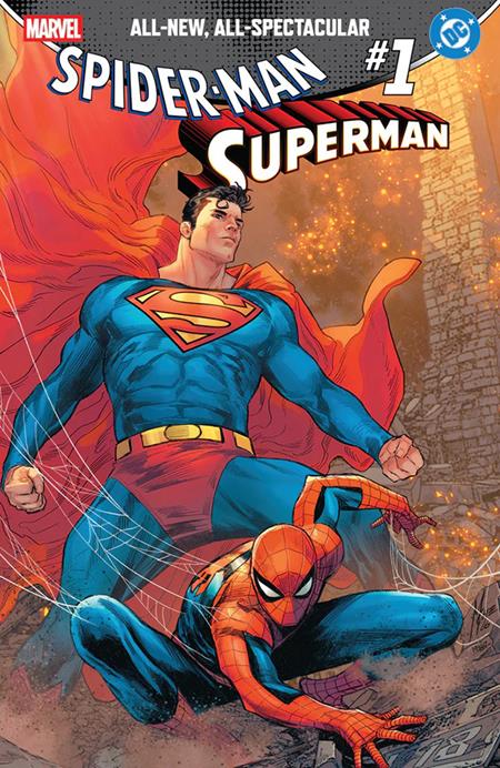 DF MARVEL/DC SPIDERMAN/SUPERMAN #1 MARCO CHECCHETTO COMICXPOSURE EXCLUSIVE FOC August 3, 2026
