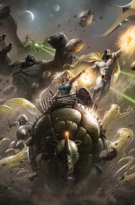 SPACE GHOST VS THE HERCULOIDS #1 CVR G FRANCESCO MATTINA METAL PREMIUM COVER VAR FOC August 24, 2026