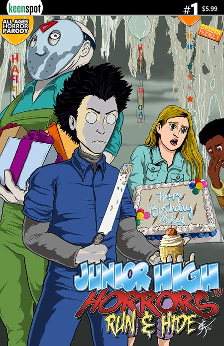 JUNIOR HIGH HORRORS RUN & HIDE #1 (ONE SHOT) CVR C ERIC KENT BIRTHDAY PARTY VAR FOC July 27, 2026