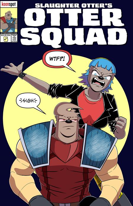 OTTER SQUAD #5 CVR C MATT RODGERS SPOT FOIL BAGGED WITH TRADING CARD VAR FOC August 3, 2026