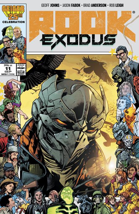 ROOK EXODUS #11 CVR D BRYAN HITCH & BRAD ANDERSON GEIGER #25 ANNIVERSARY VAR FOC August 10, 2026