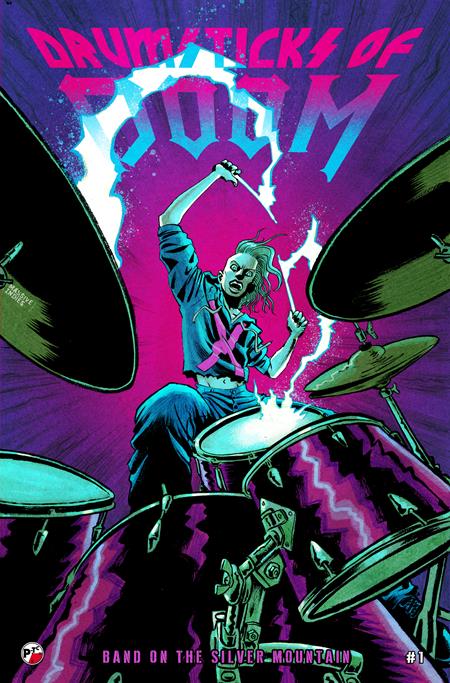 DRUMSTICKS OF DOOM BAND ON THE SILVER MOUNTAIN #1 (OF 3) CVR B 5 COPY DAVE CHISHOLM UNLOCK VAR FOC August 17, 2026