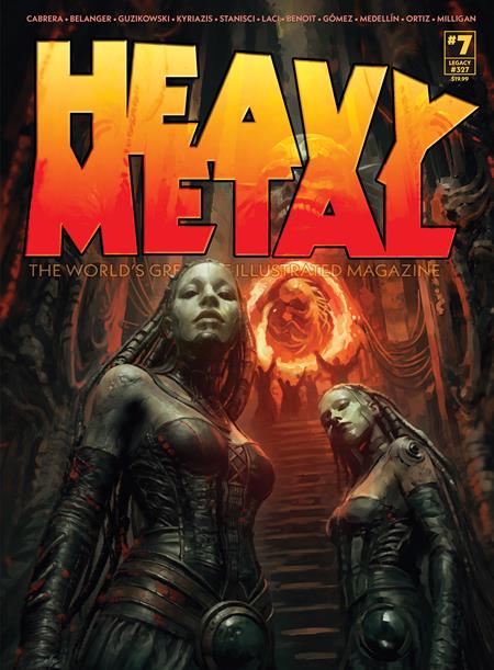 HEAVY METAL MAGAZINE #7 CVR A CARLOS CABRERA FOC August 3, 2026