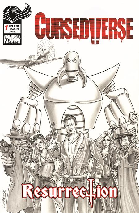 CURSEDVERSE RESURRECTION #1 CVR E MARK SPARACIO LTD B&W VAR FOC August 24, 2026