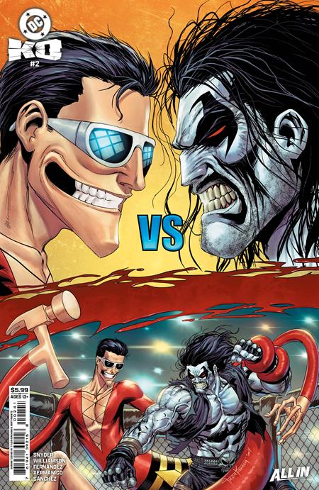 DC K.O. #2 (OF 5) CVR D TYLER KIRKHAM CARD STOCK VAR