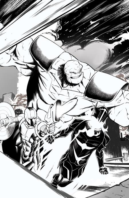 ROGUE SUN #31 CVR E DANIEL BAYLISS YOUNGBLOOD TEAM UP B&W VIRGIN VAR