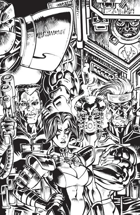 FREE PLANET #7 CVR E JED DOUGHERTY YOUNGBLOOD TEAM UP B&W VIRGIN VAR FREE PLANET #7 CVR E JED DOUGHERTY YOUNGBLOOD TEAM UP B&W VIRGIN VAR