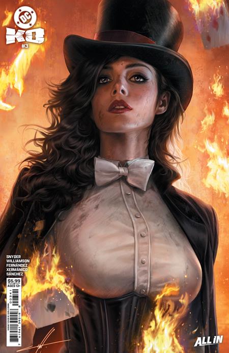 DC K.O. #3 (OF 5) CVR D CARLA COHEN CARD STOCK VAR