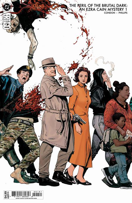 THE PERIL OF THE BRUTAL DARK AN EZRA CAIN MYSTERY #1 (OF 6) CVR E ALVARO MARTINEZ BUENO CONNECTING CARD STOCK VAR (MR)