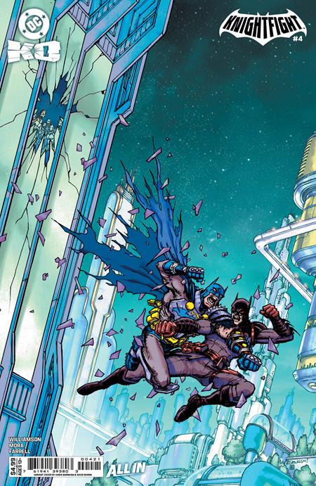 DC K.O. KNIGHTFIGHT #4 (OF 4) CVR B CHRIS BURNHAM CARD STOCK VAR