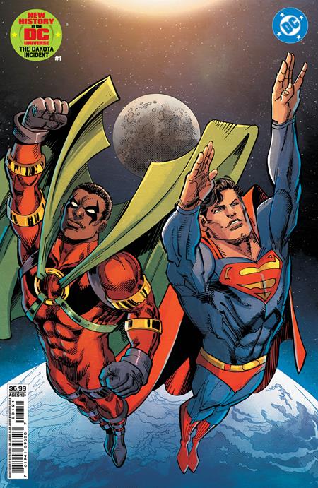 NEW HISTORY OF THE DC UNIVERSE THE DAKOTA INCIDENT #1 (ONE SHOT) CVR B DENYS COWAN & DAN JURGENS CARD STOCK VAR