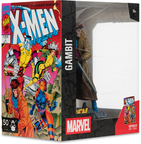 McFarlane Toys - X-MEN #1 - Gambit 1:10th Scale Collectible with Scene