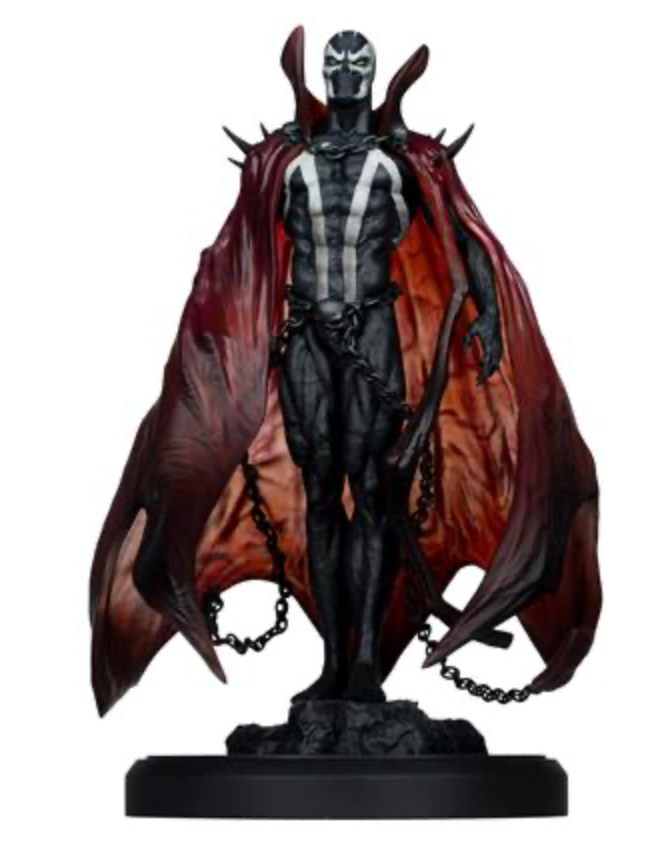 SPAWN: BLACK WHITE & RED ALL OVER - SPAWN BY PUPETEER LEE 1:10 SCALE RESIN