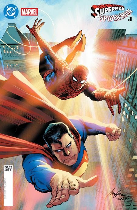 DC MARVEL SUPERMAN SPIDER-MAN #1 (ONE SHOT) CVR C RAFAEL ALBUQUERQUE CARD STOCK