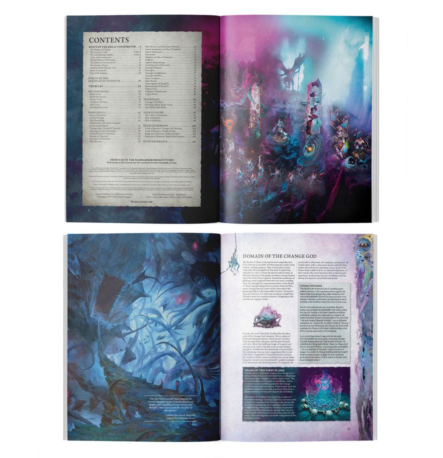 Chaos Battletome: Disciples of Tzeentch 83-45 Warhammer