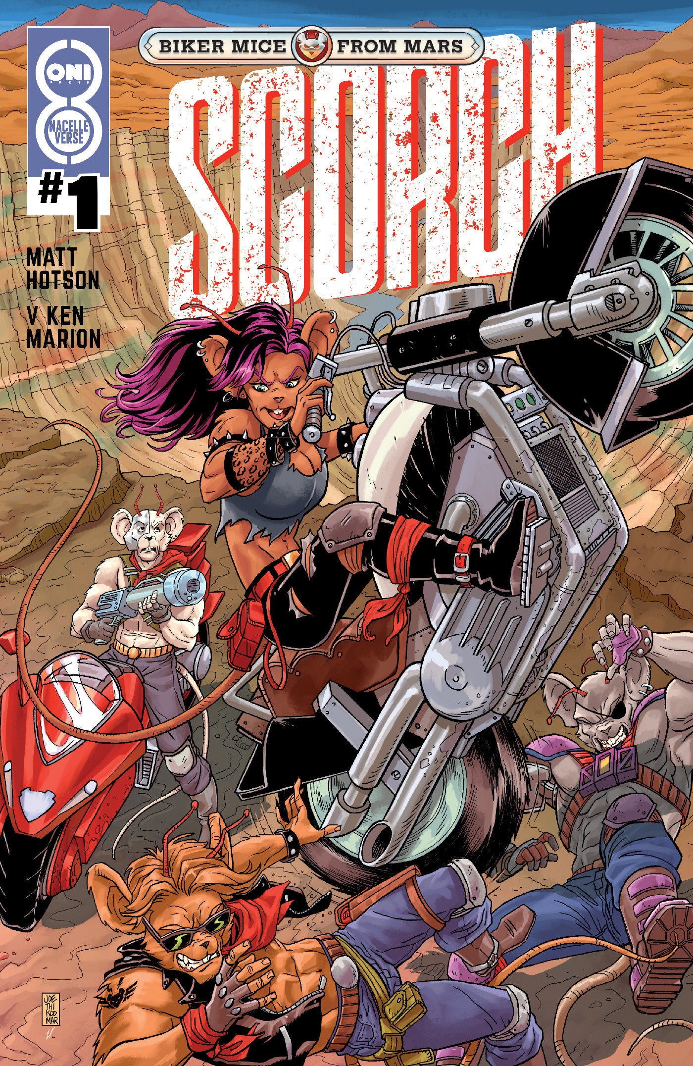 BIKER MICE FROM MARS SCORCH #1 CVR C AJ JOTHIKUMAR VAR FOC July 6, 2026