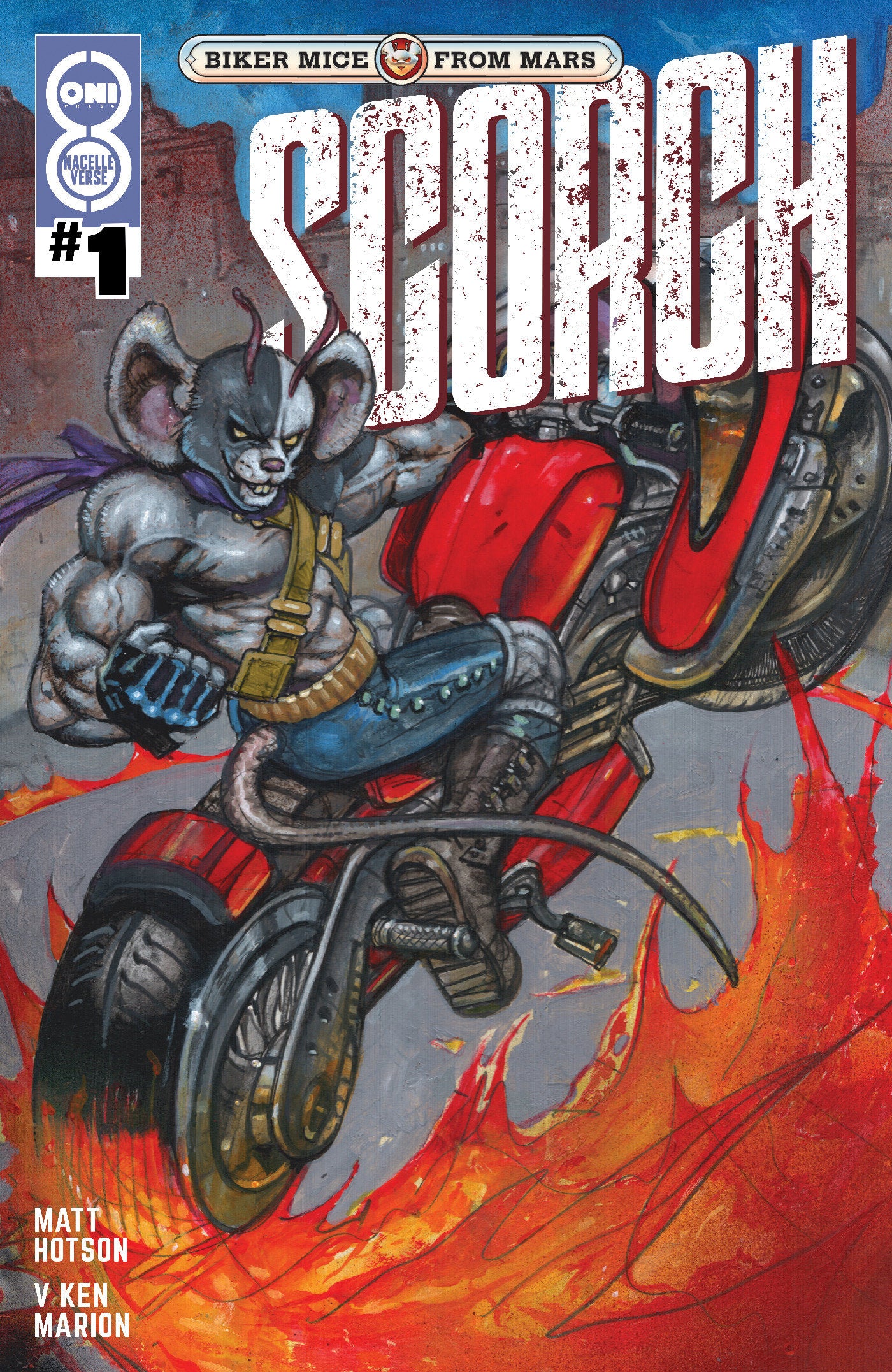 BIKER MICE FROM MARS SCORCH #1 CVR F INC 1:20 SIMON BISLEY VAR FOC July 6, 2026
