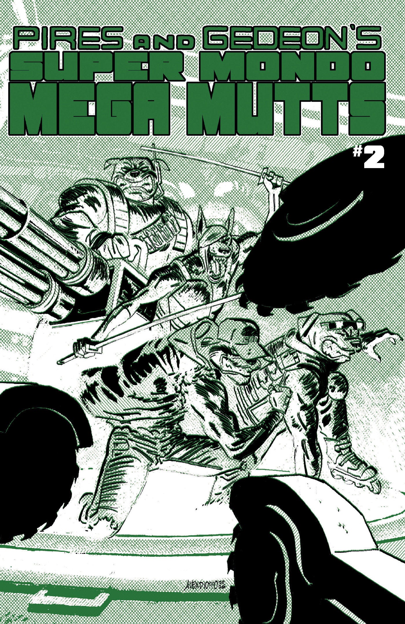 SUPER MONDO MEGA MUTTS #2 CVR B ALEX DIOTTO HOMAGE VAR FOC July 20, 2026
