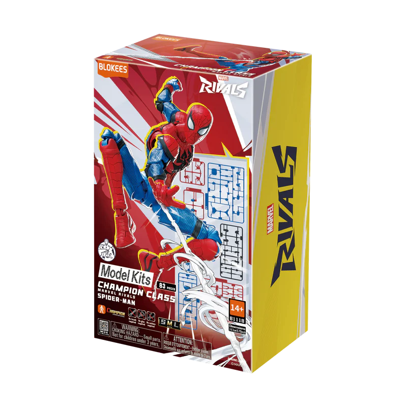 Marvel Rivals Champion Class 06 Spider-Man Model Kits | Blokees