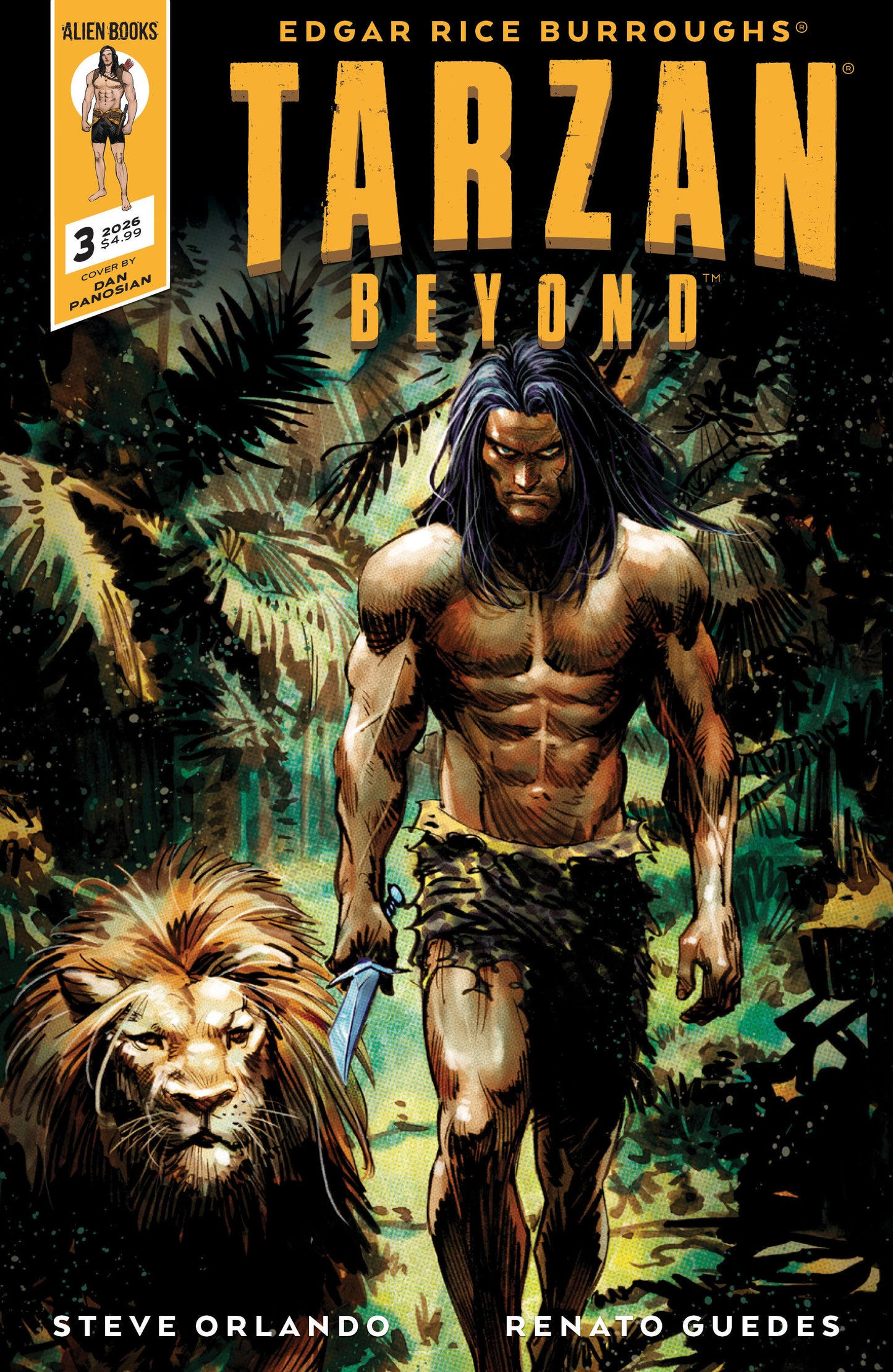 Tarzan Beyond #3 Variant C (Panosian) FOC August 3, 2026