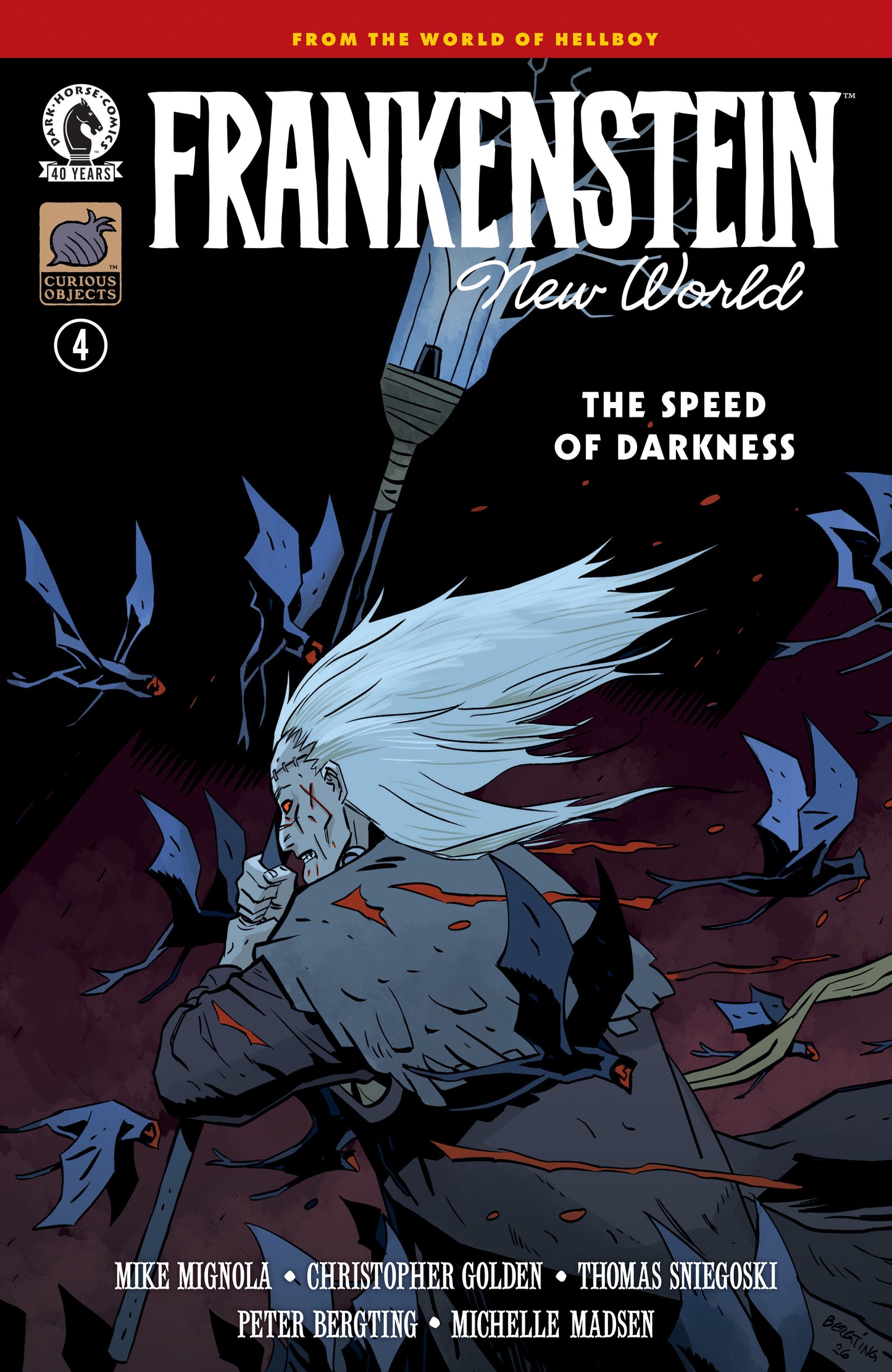 Frankenstein: New World--The Speed of Darkness #4 (CVR A) (Peter Bergting) FOC July 13, 2026