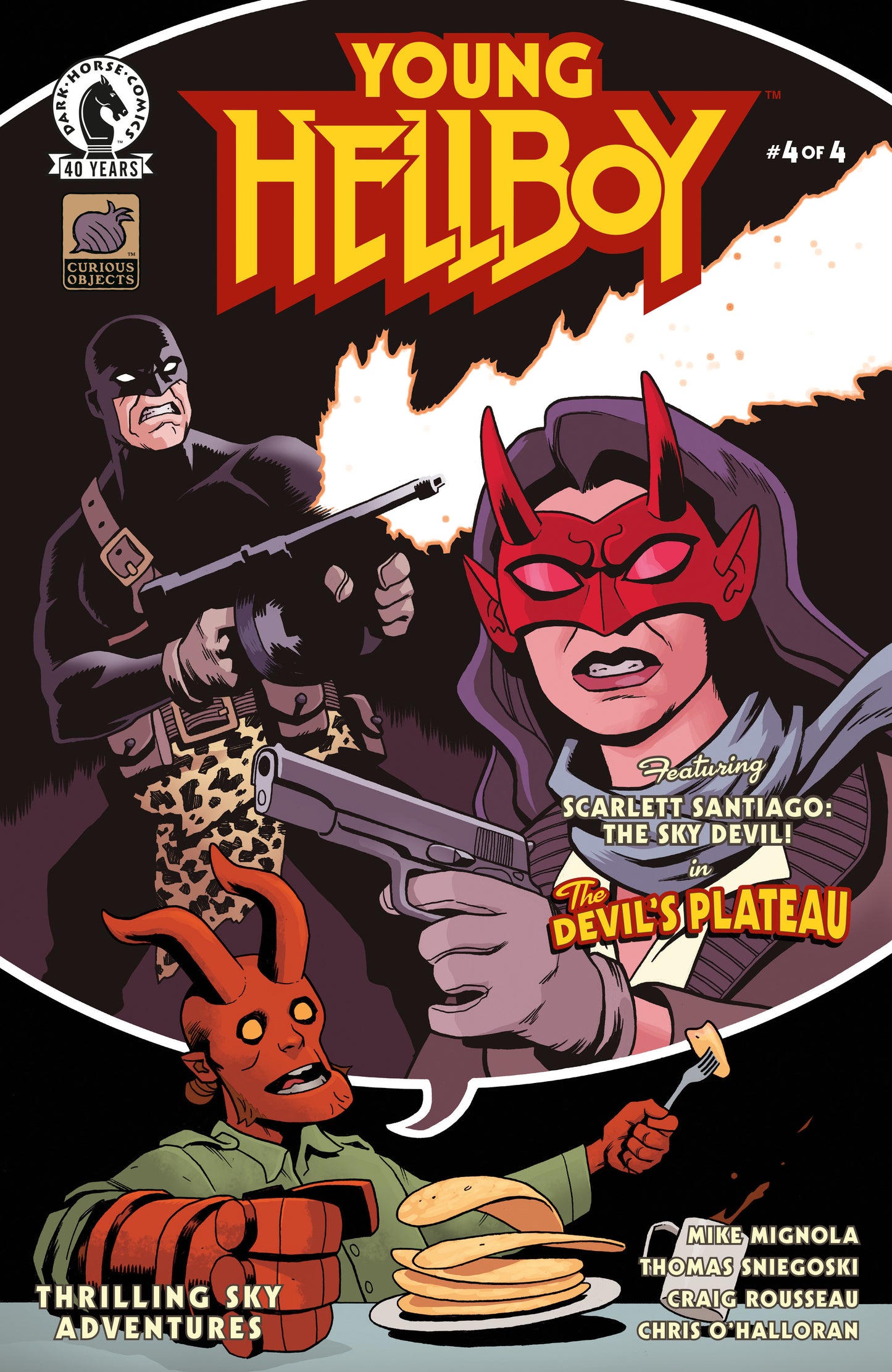 Young Hellboy: Thrilling Sky Adventures #4 (CVR B) (Ben Stenbeck) FOC August 10, 2026