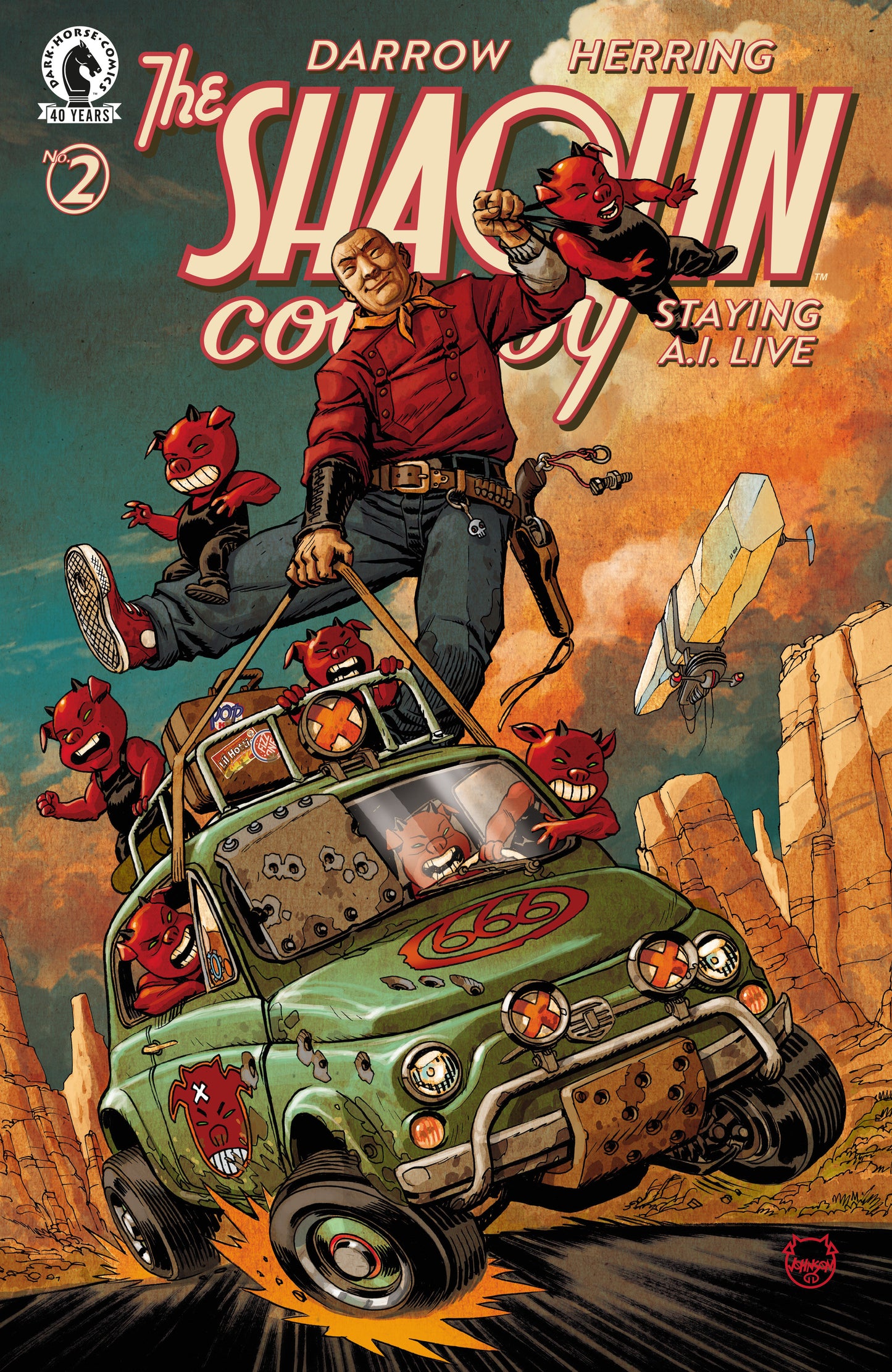 Shaolin Cowboy: Staying A.I.Live #2 (CVR C) (Dave Johnson) FOC July 6, 2026