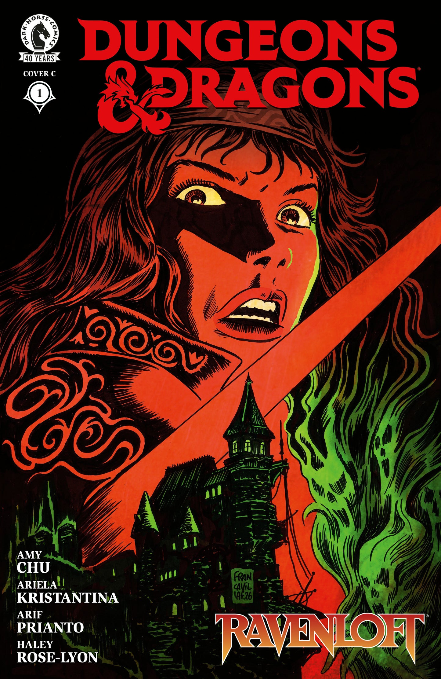 Dungeons & Dragons: Ravenloft #1 (CVR C) (Francesco Francavilla) FOC July 13, 2026