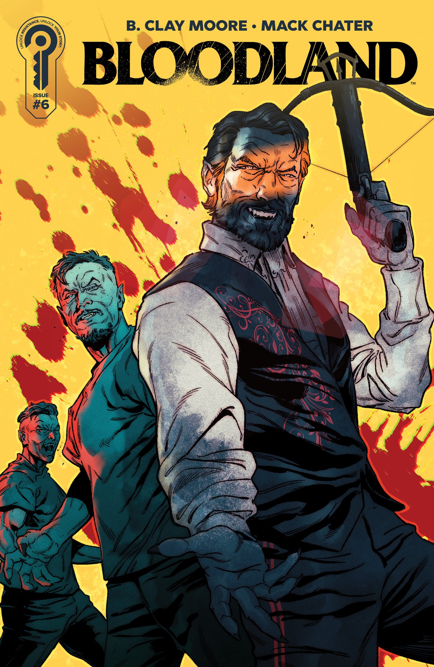 Bloodland #6 Cover A Mack Chater FOC July 20, 2026