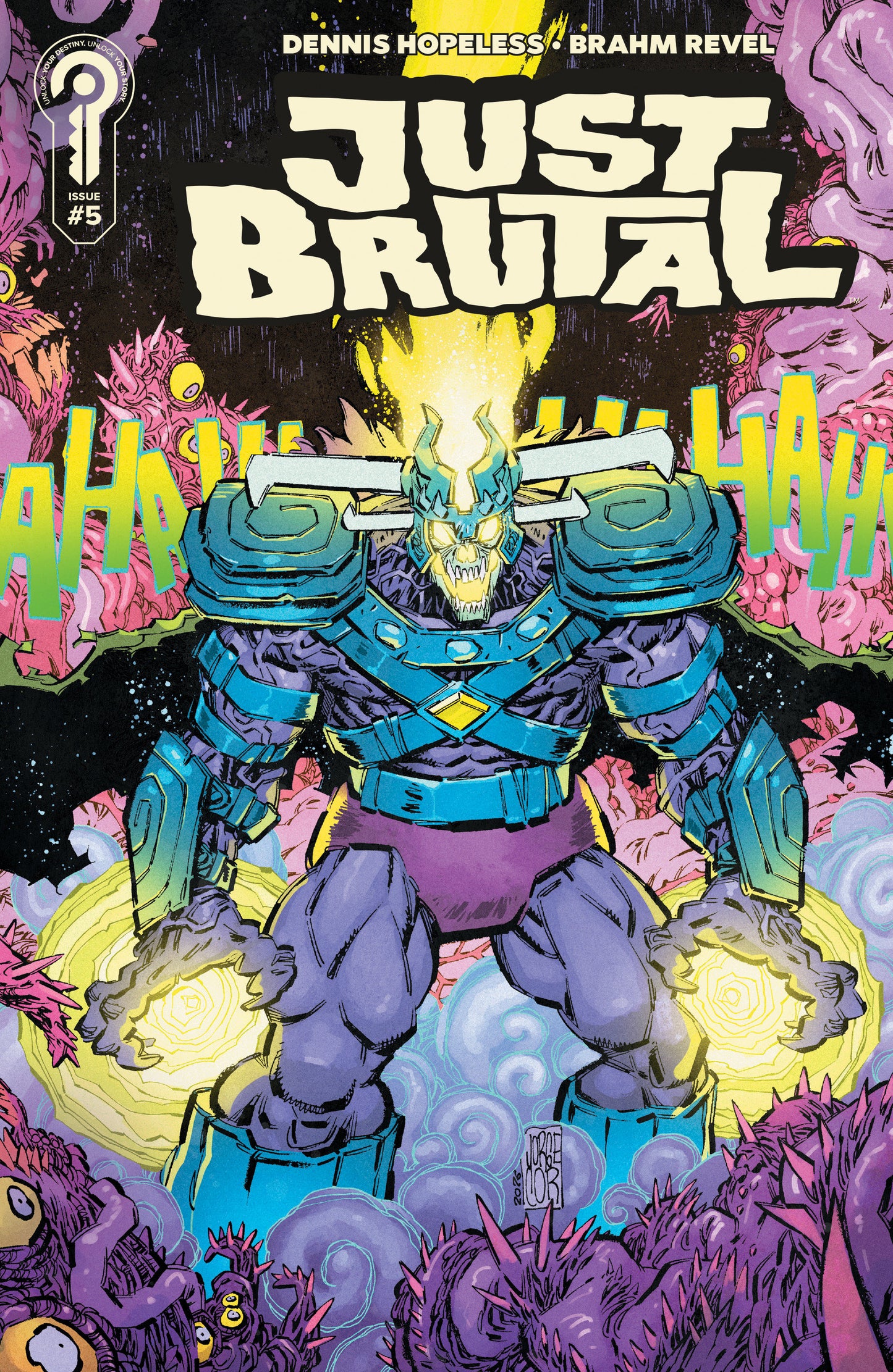 Just Brutal #6 Cover B Jorge Corona FOC August 3, 2026