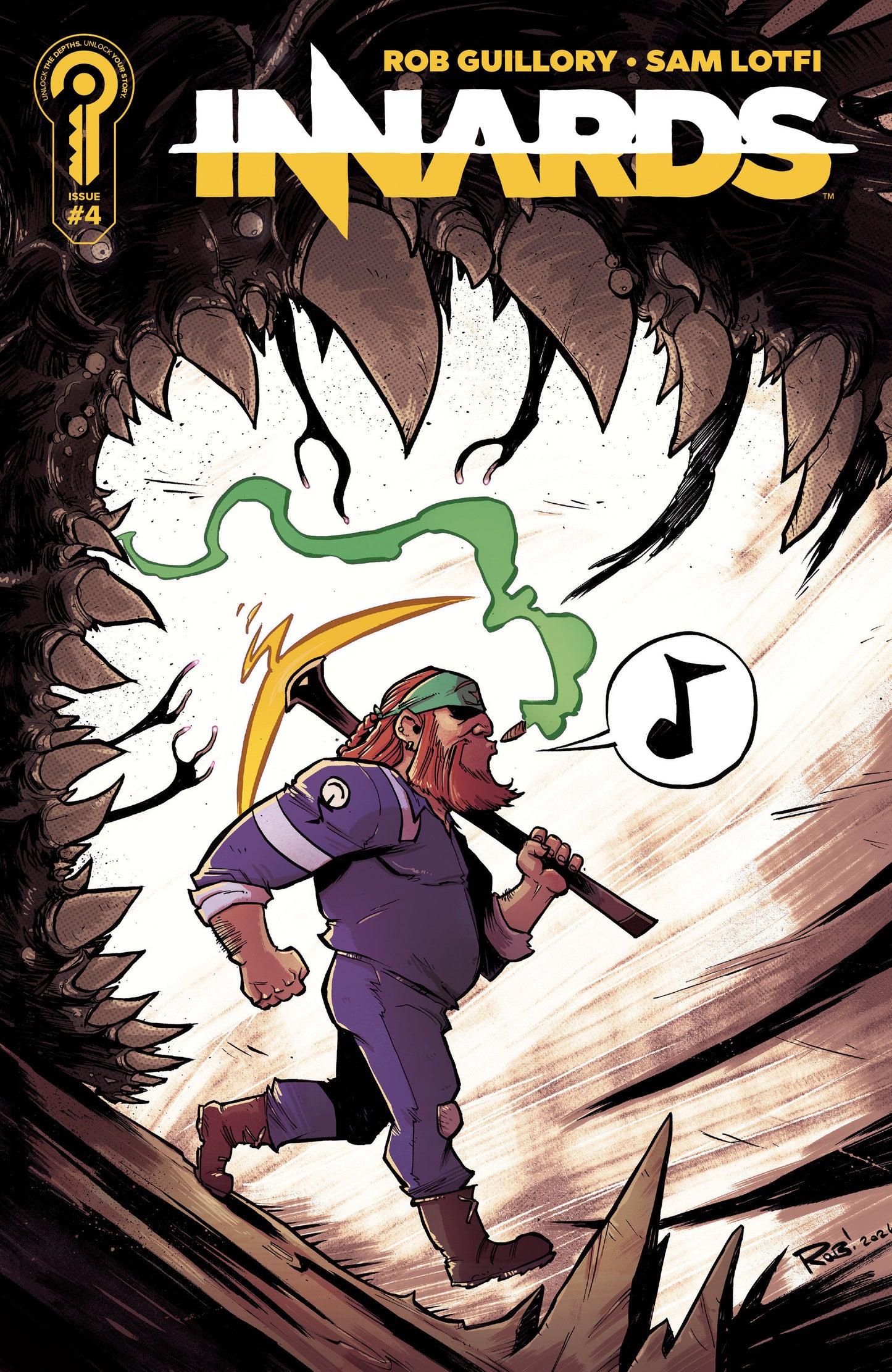 Innards #4 Cover B Rob Guillory FOC August 3, 2026