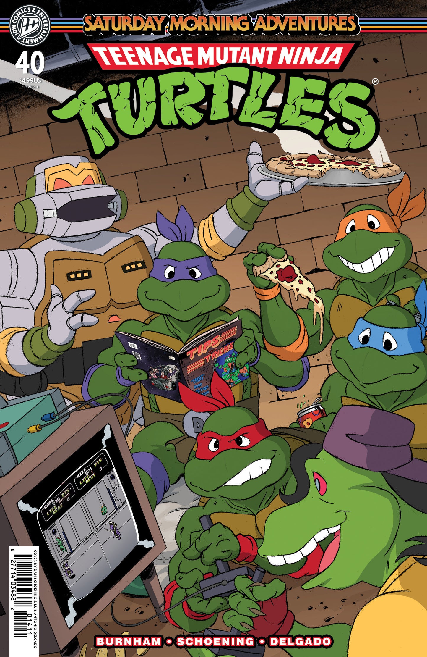 Teenage Mutant Ninja Turtles: Saturday Morning Adventures #40 Cover A (Schoening) FOC July 20, 2026